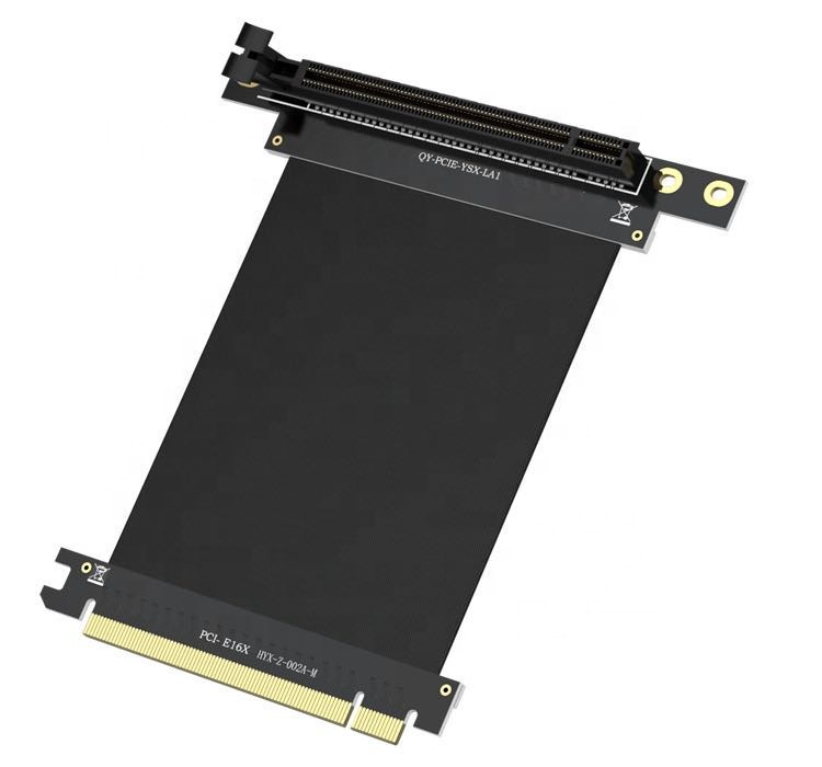 PCI Express 16x гибкий кабель с ПВХ изоляцией сетевой карты высокой скорости расширения порта адаптер Riser Card 1 слот PCIe 3,0 X16 Riser M-25
