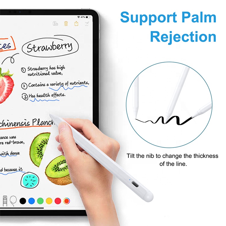 Высокоточный стилус для планшета goojodoq с сенсорным управлением для iPad
