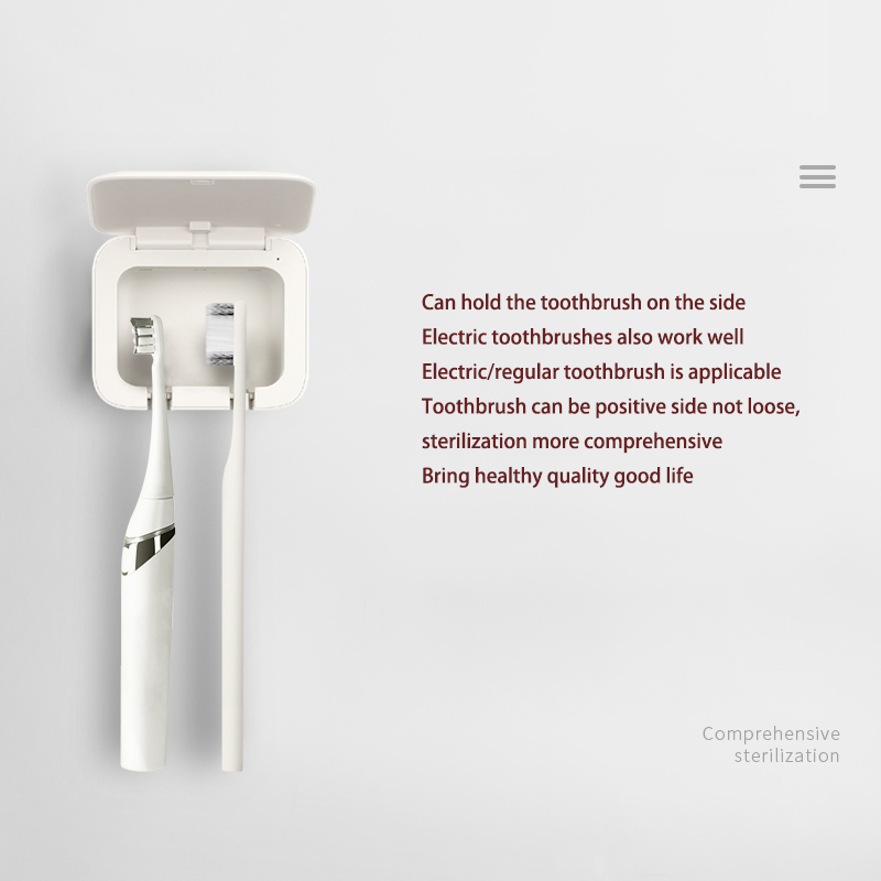 VH Hot sell 450mah battery Two In One Toothbrush Holder Deep ultraviolet toothbrush sterilizer personal life