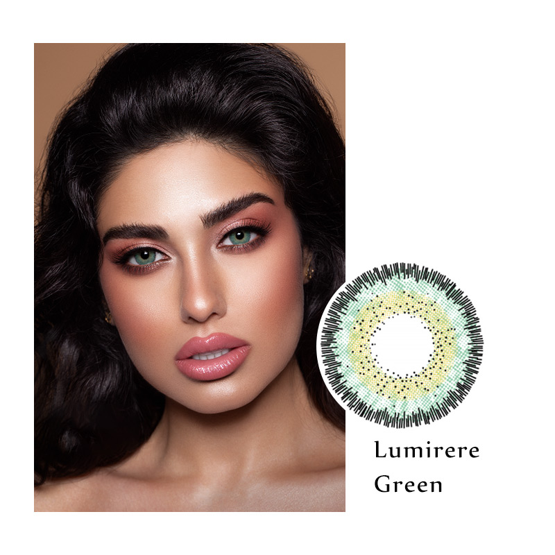 moonve Manufacturer Colored Contact Lens Private Label Nature Lumirere Green Contact Lenses