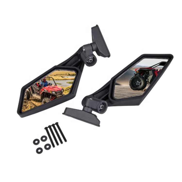 Зеркало заднего вида Kemimoto UTV/ATV, регулируемое зеркало заднего вида для Can Am Maverick X3 Max R X3 R для Suzuki King Quad 450