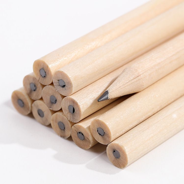 Customised White Hard Lead Pencil Drawing Sketch Pencil Set For Kids