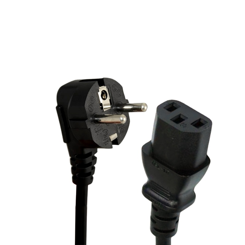 Шнур питания Iec 320 C13, 1,2 м, 1,5 м, 2 м, 3 м, 5 м, шнур питания Schuko Cee 7/7 с европейской вилкой, кабель питания для ПК, компьютера, блока питания, Bitmain Antminer Cooker