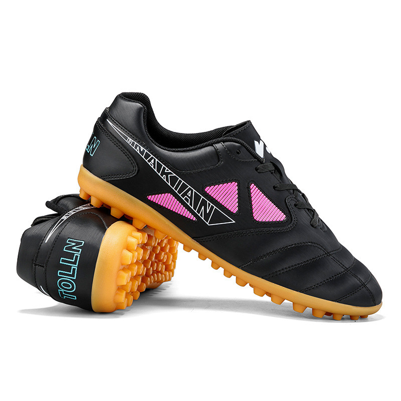 2021 New Design Men's Rubber Snail Football Sports Sneakers Indoor Futsal Cleats fly knit Soccer Shoes For Men