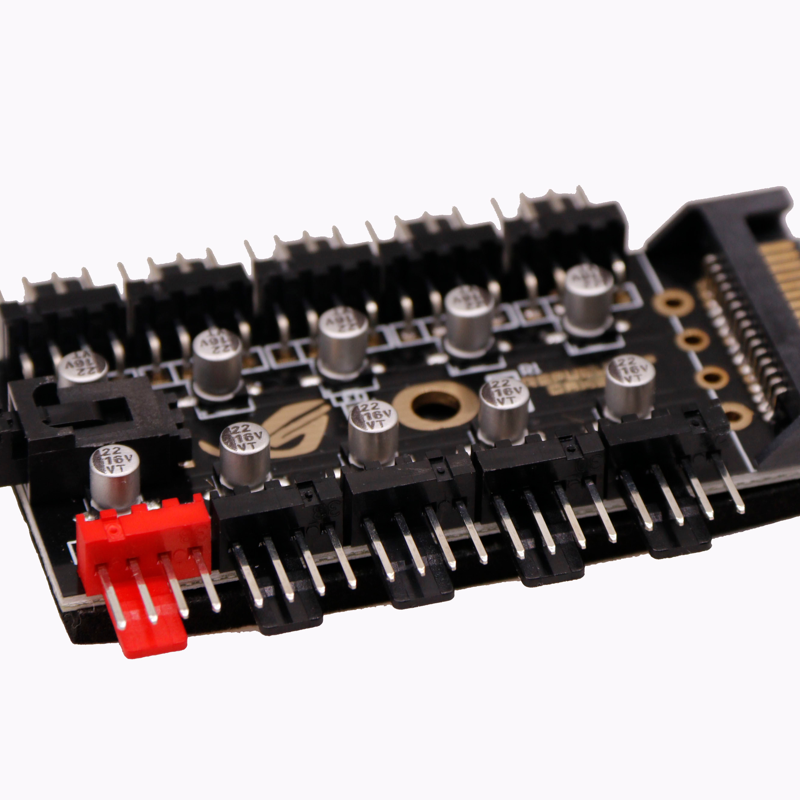 SATA Материнская плата 4pin интегральная схема компьютер SATA кулер вентилятор охлаждения адаптер-разветвитель кабеля концентратор