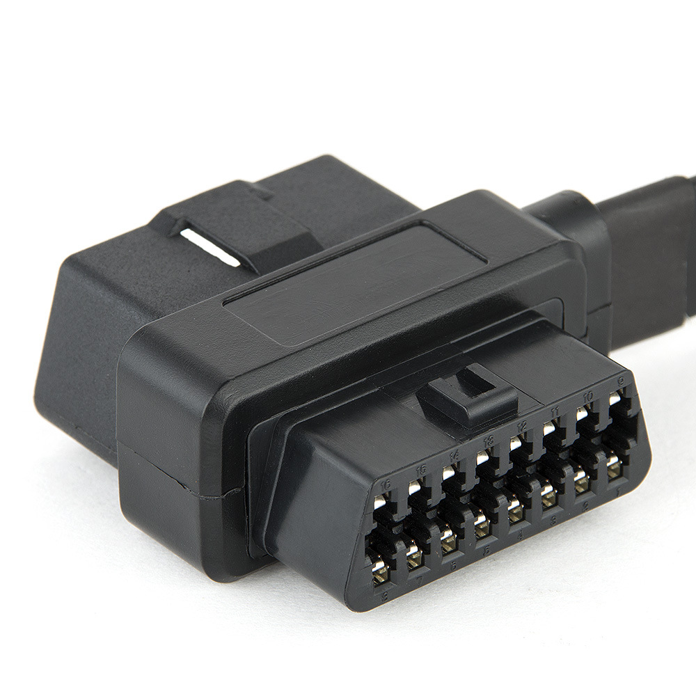 16P OBDII OBD2 T разветвитель Тип соединителя плоский Удлинительный кабель obd кабель
