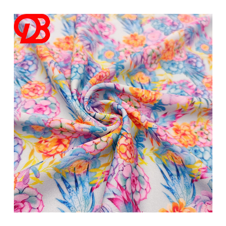 Wholesale Stretch High Quality Printing Swim Suit Fabric Custom Printed Fabric for Swim Women