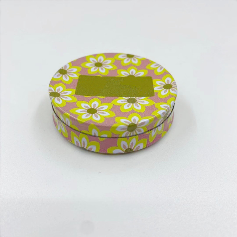 Portable Round Ointment Tin Box Pocket Size Best Selling Salve Metal Box For Hand Cream