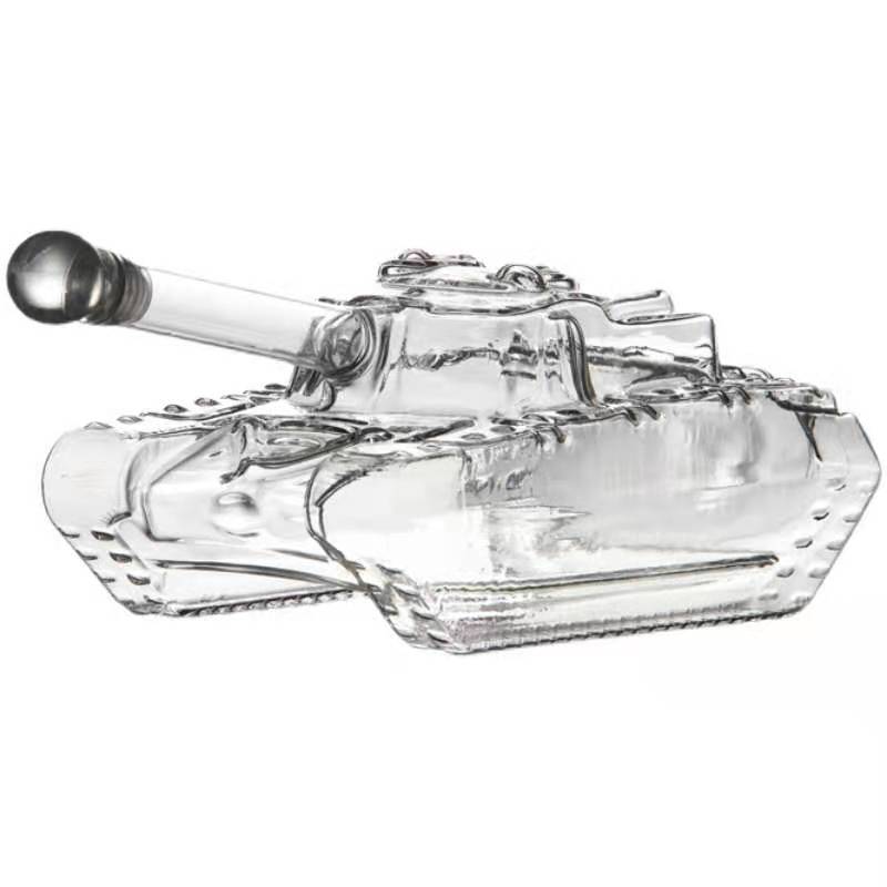High borosilicate hydrochloric acid heat resistant glass technology tank type wine bottle