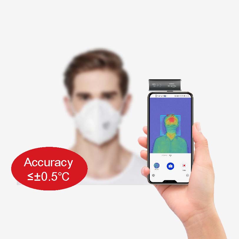 Портативный ИК-сканер термолихорадки CB360 USB для смартфона с SDK термокамерой