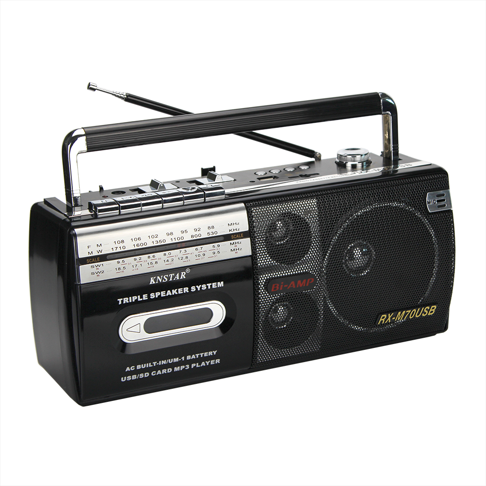 RX-M70USB AC DC powered классический Кассетный рекордер с AM FM радио