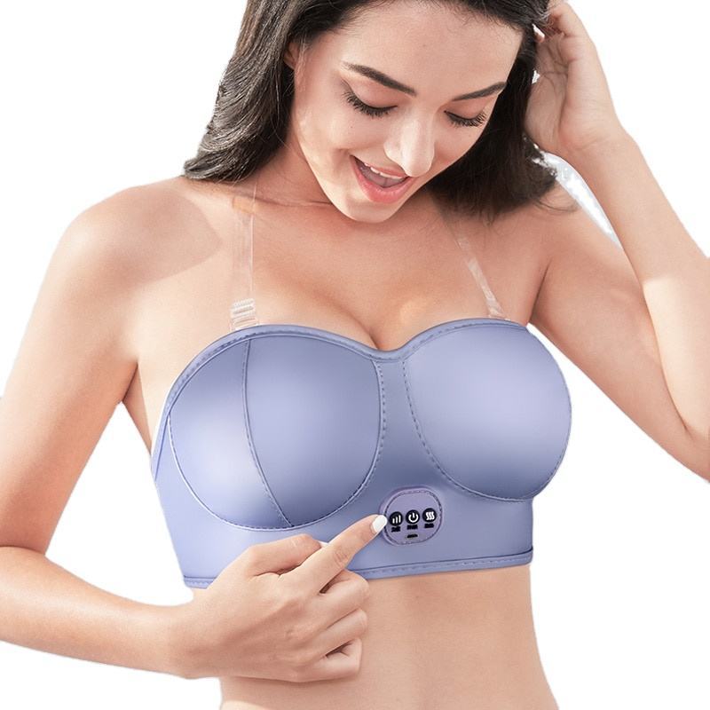5 Gear Warm Breast Enhancement Machine Enlargement Lifting Massage Enhancer Vacuum Negative Pressure Chest Care Therapy Massager