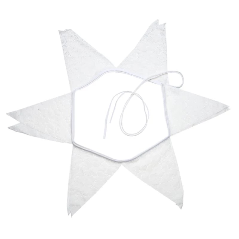 Vintage Wedding Banner Decoration Bunting Flag White Lace Pennant Garlands Birthday Party Supplies Photo Props Christmas