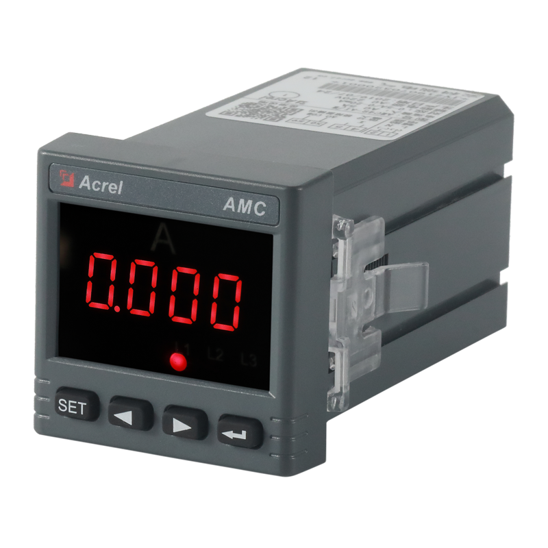 Acrel цифровой амперметр AMC48-AI светодиодный дисплей однофазная Панель Амперметр