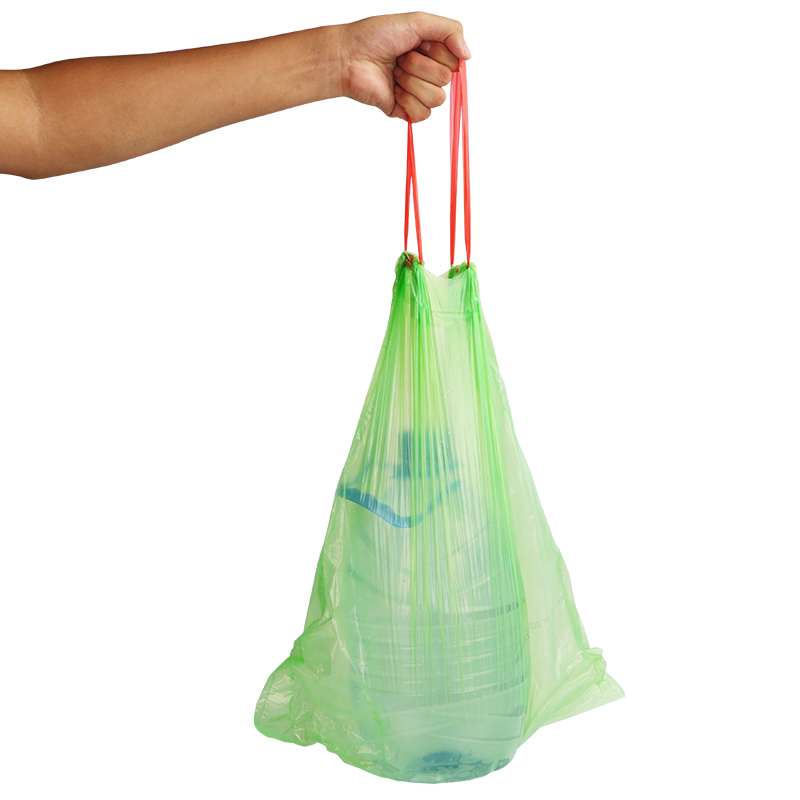 customized plastic 65 30 4 gallon drawstring trash bag