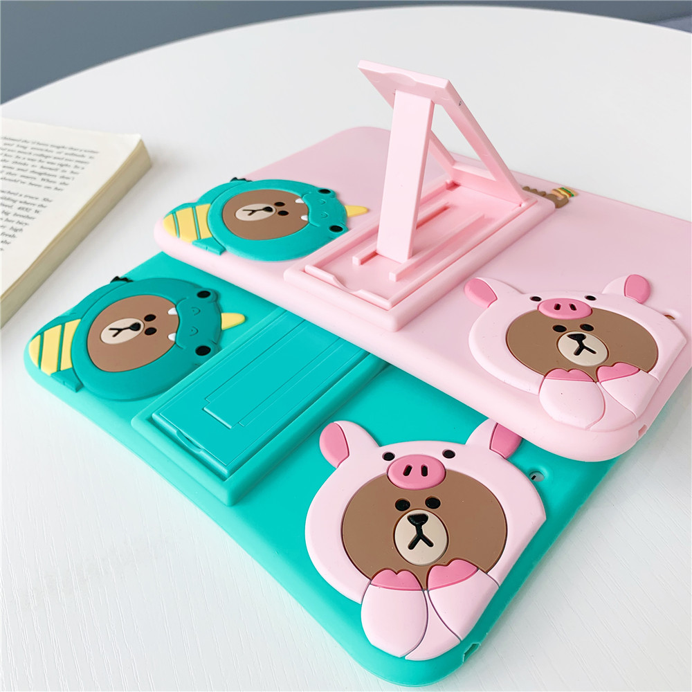 Силиконовый мультяшный чехол для планшета для iPad 2 3 4, мягкий чехол с защитой от сколов для детей 9,7 дюйма