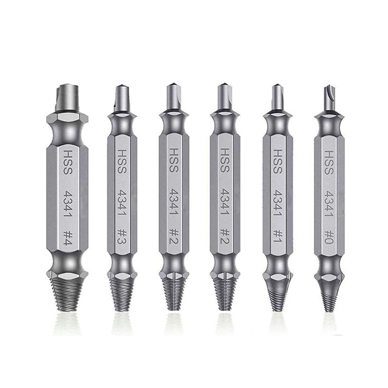 Speed Out Removal Tool HSS Damaged Screw Extractor Kit And Stripped Screw Extractor Set Screw Extractor Set