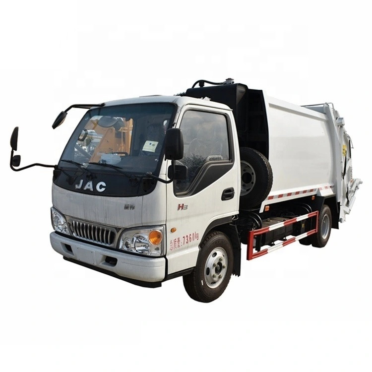 Бренд new JAC 4x2 5 куб. М Малогабаритный мусоровоз, цена