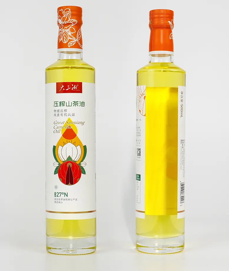 Directly Factory Organic 500ml Edible Refined Chinese Refined Wild Camellia Seed Oil