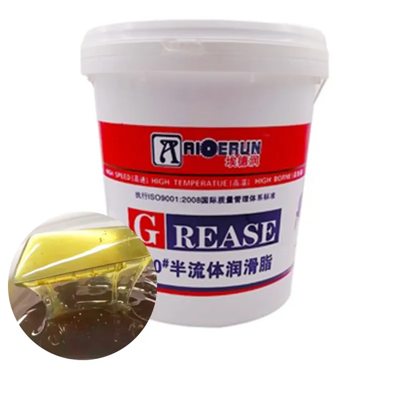 Base Oil Lubricants Semi Fluid Lithium Soap Based Grease Professional Manufacturing NLGI O OO Grease Liquid Grease