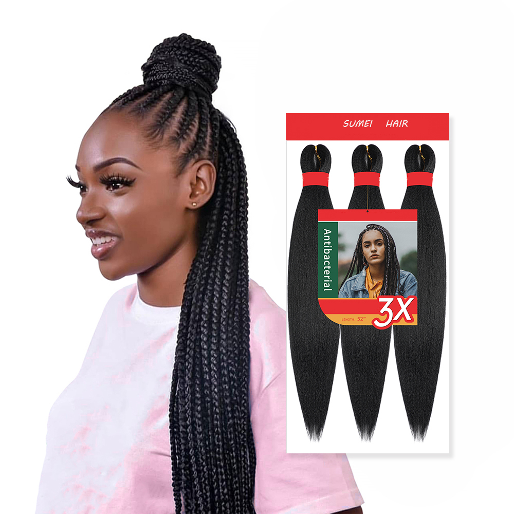 Smart Weaving Braiding Yaki Texture Easy Braid Hair 26 inch Wholesale Synthetic Hair Wig For Women