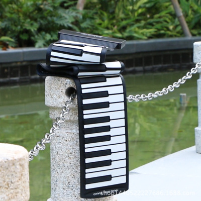 Dropshipping Hand roll piano 88 key thickening soft keyboard folding simulation adult practice portable keyboard folding piano