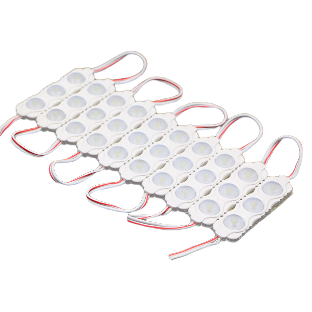1.5W 12V led modules 160 degree 3 chip smd 2835 led lens ip65 waterproof led module Light for signage