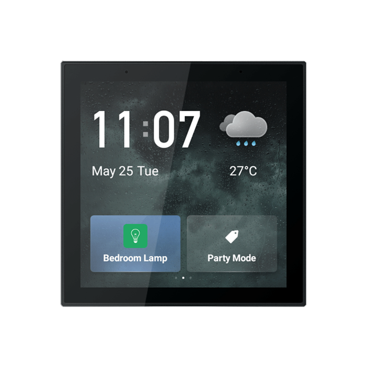 Tuya smart home LCD panel electrical switch for home use, apartment and hotel, built in WiFi/BLE/ZigBee solution,