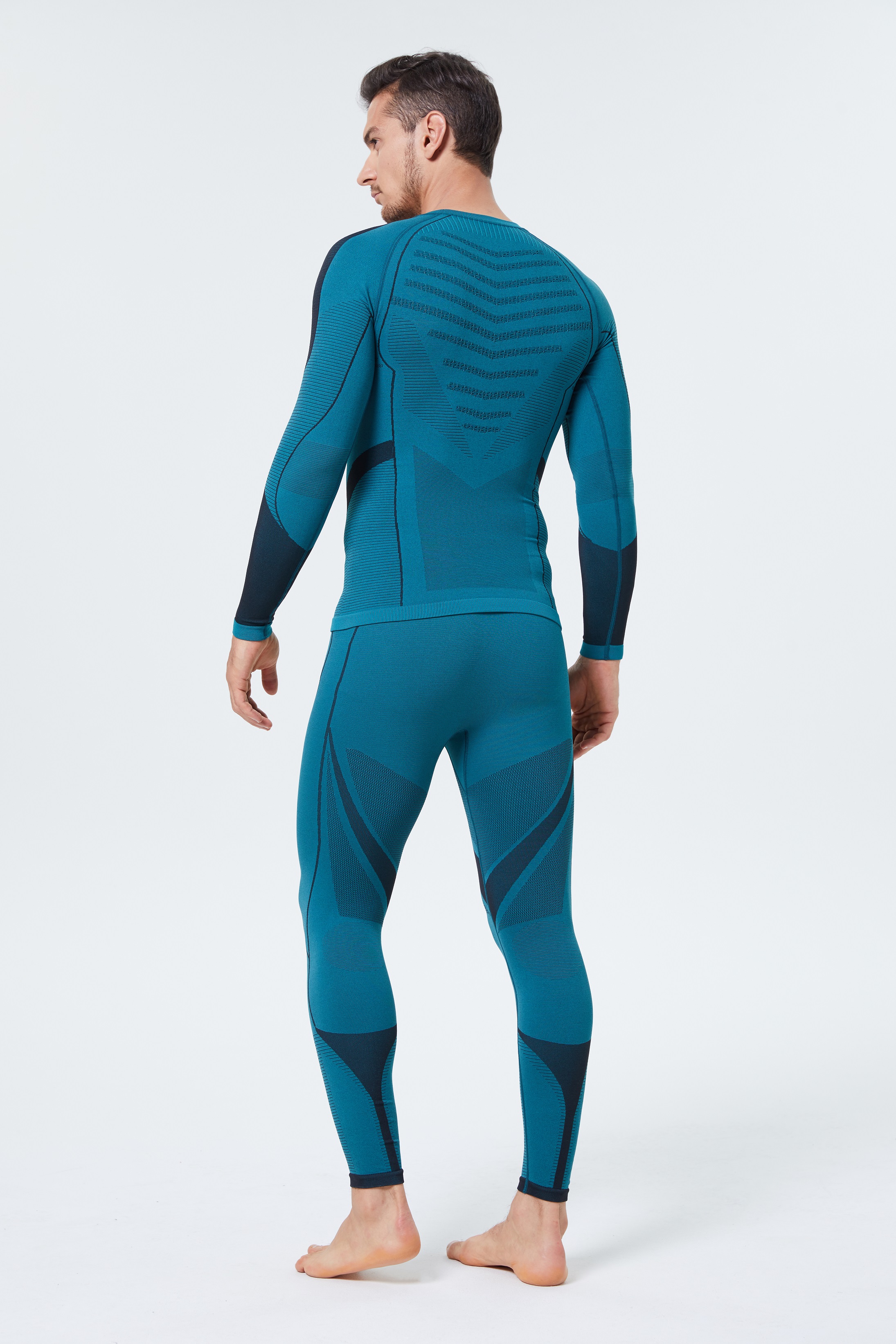 Seamless base layer SKI sports set thermal underwear quick dry warm set winter underwear