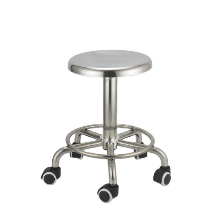 Factory Supply Hospital Stainless Steel Doctor Chair Bedside Doctor Stool