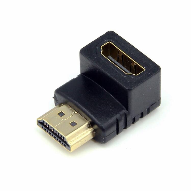 90 Degree Right Angle Angled HDMI Male to Female Adapter Connector