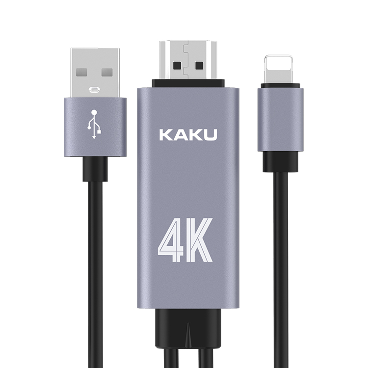 Кабель для телевизора KAKU с поддержкой ios, HDTV, USB, 8 контактов, 4K, 1080p