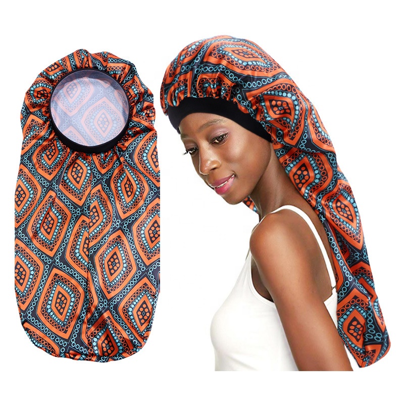 factory direct long shower cap sleeping bonnets for long hair