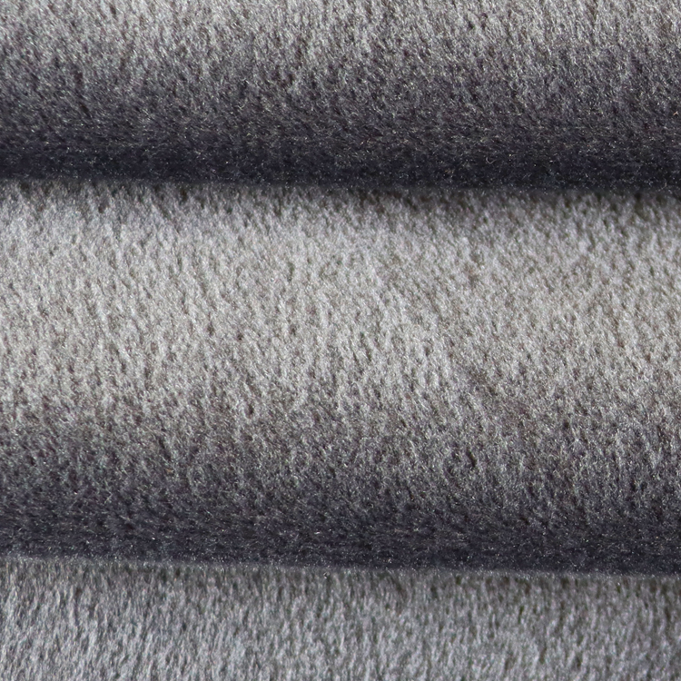 Free Sample Black Plush Warm 160 cm Width 410 g Weight Nylon 75% Spandex 25% Winter Yoga Legging Fabric