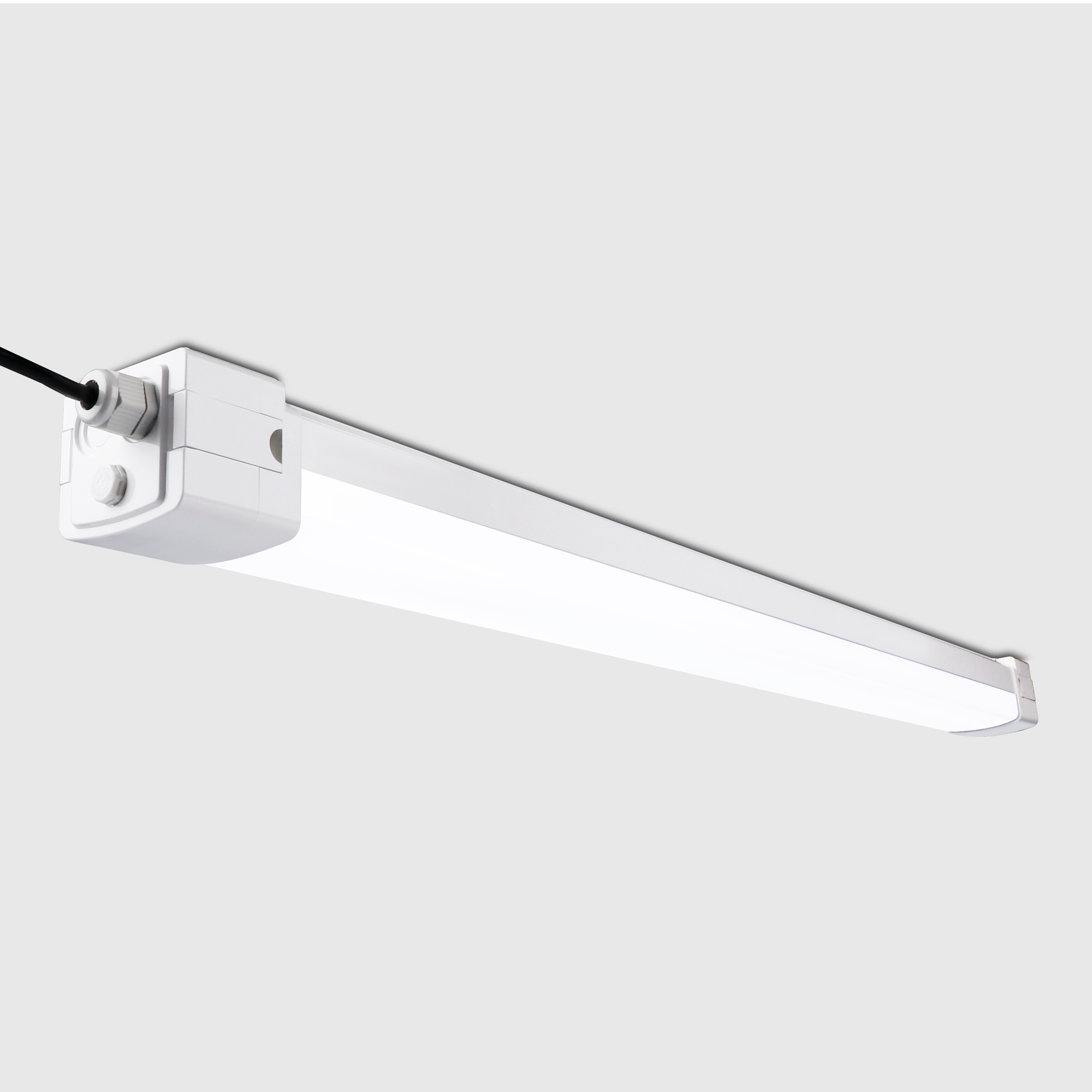 custom 40w 50w 60w 4ft 1200mm dimming ul etl ip65 emergency parking lot tri proof led light t8 led batten tri proof lighting