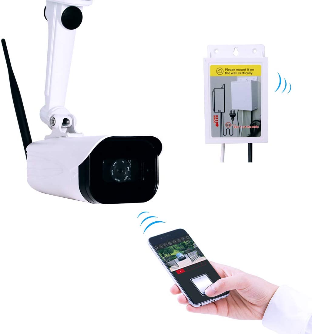 Lockmaste LM186R Смартфон пульт дистанционного управления переключатель с портами poe беспроводная камера наружного наблюдения безопасности камера PoE коммутатор