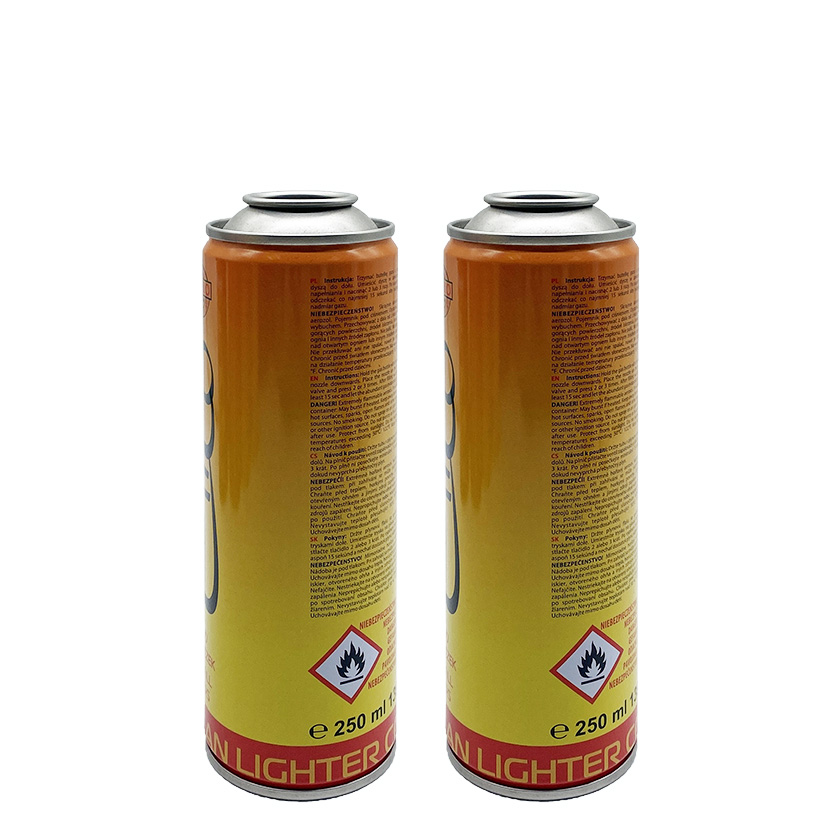 Metal tin aerosol spray can