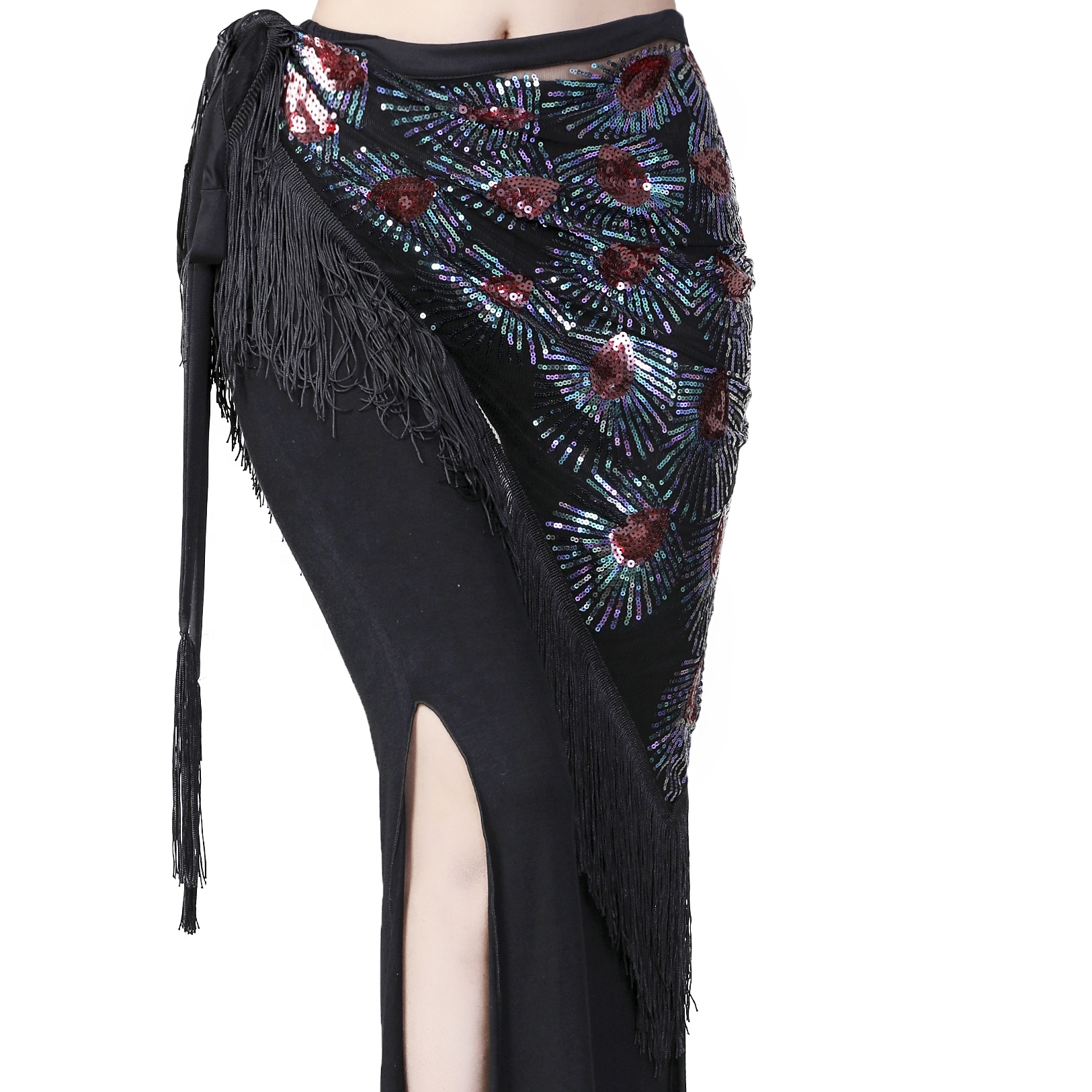 2021 Newest Belly Dance Hip Scarf For WOMEN Festival performance Hip Skirt