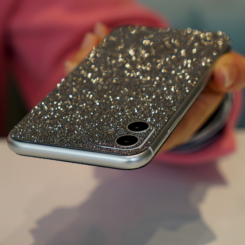 Горячая Распродажа, полная кожа для мобильного телефона iphone 11 12 pro max, блестящая наклейка, обмотка, наклейка
