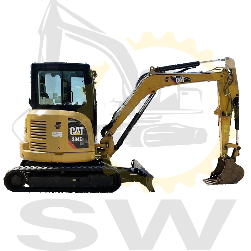 Экскаватор CAT 304 б/у, мини-экскаватор CAT 304 E2 CR 303,5 303CR 305.5E 306E 306E2 308C с бульдозером и резиновыми дорожками