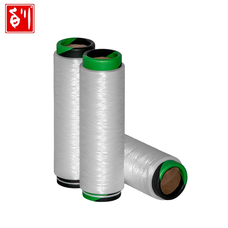 Baichuan eco friednly polyester filament yarn DTY regenerated yarn 12/1