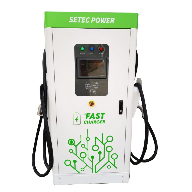 60kw EV DC charging station with multiple charger cables (CCS+Chademo+GBT) OCPP 1.6J(60kw-300kw)