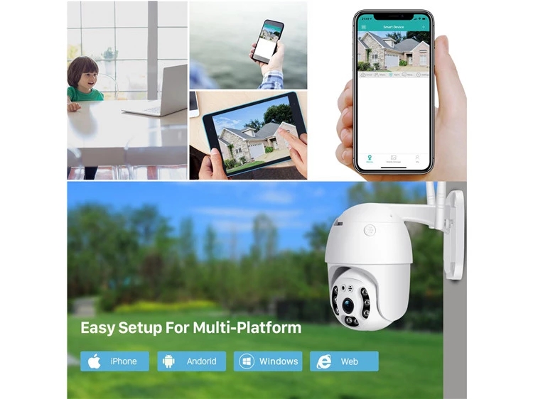 Камера ночного видения 360 градусов панорамная внутренняя и наружная wifi ip домашняя камера видеонаблюдения