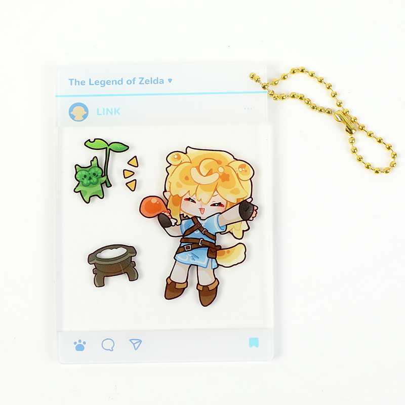 2024 Custom K-Pop Cartoon Transparent Business Card Plastic Pvc Card