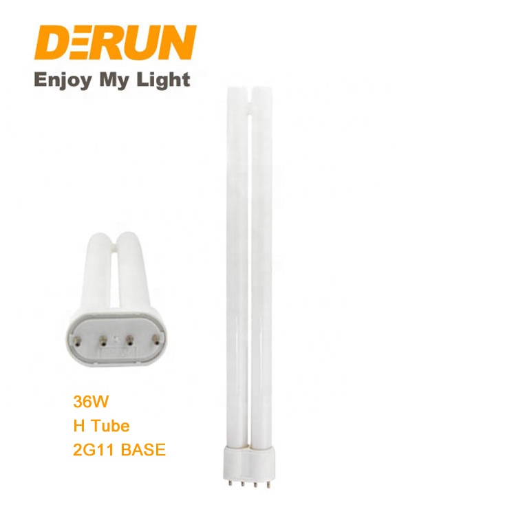 U Shape 4PIN CFL 2G11 2G7 Base PLL Fluorescent Tube Lamp , CFL-PLL