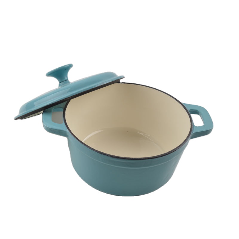 Kitchen Color Cast Iron Enamel Casserole Dish Cookware Pot