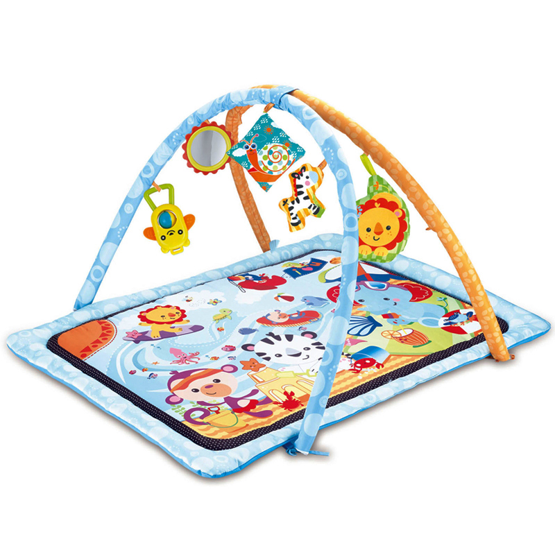 Eco-friendly material Baby toy fitness frame sofe and interest baby play gym