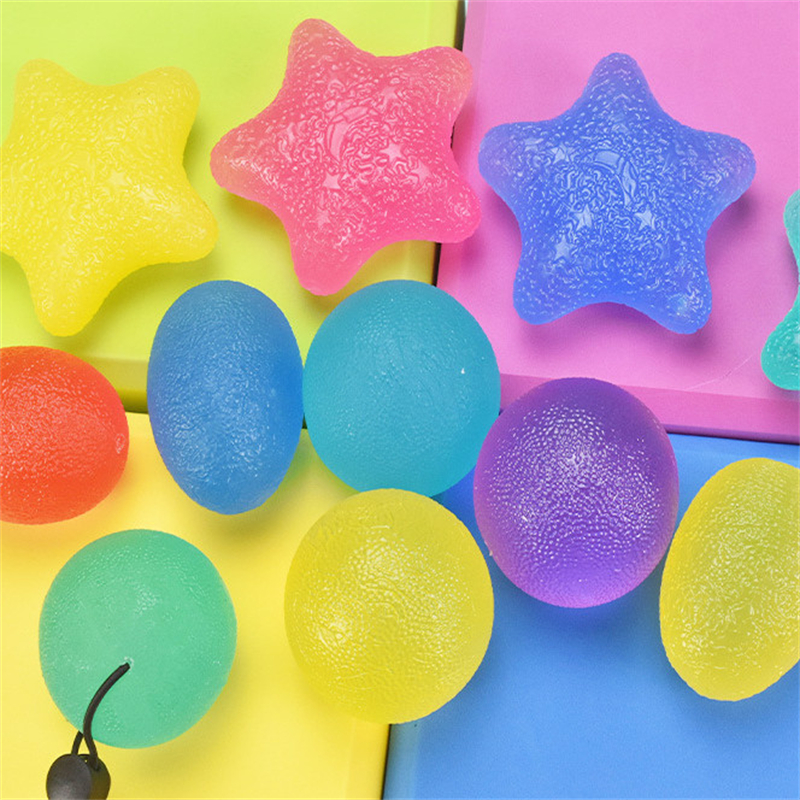 New Design TPR wrist ball Therapy Hand Massage Exercise Finger Exercise Ball Hand Grip stress relief Squeeze Toys