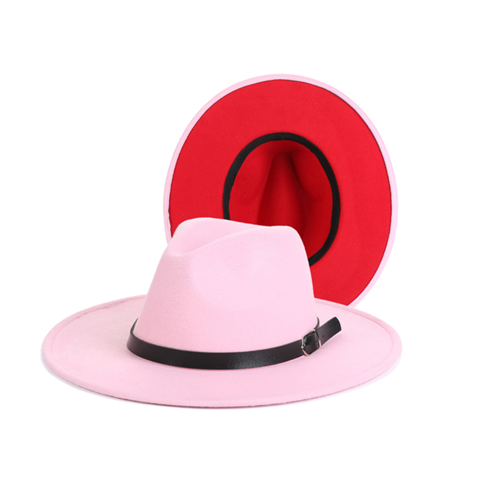 Wholesale new men women wide brim panama vintage unisex custom manufacturers felt wool fedora hat