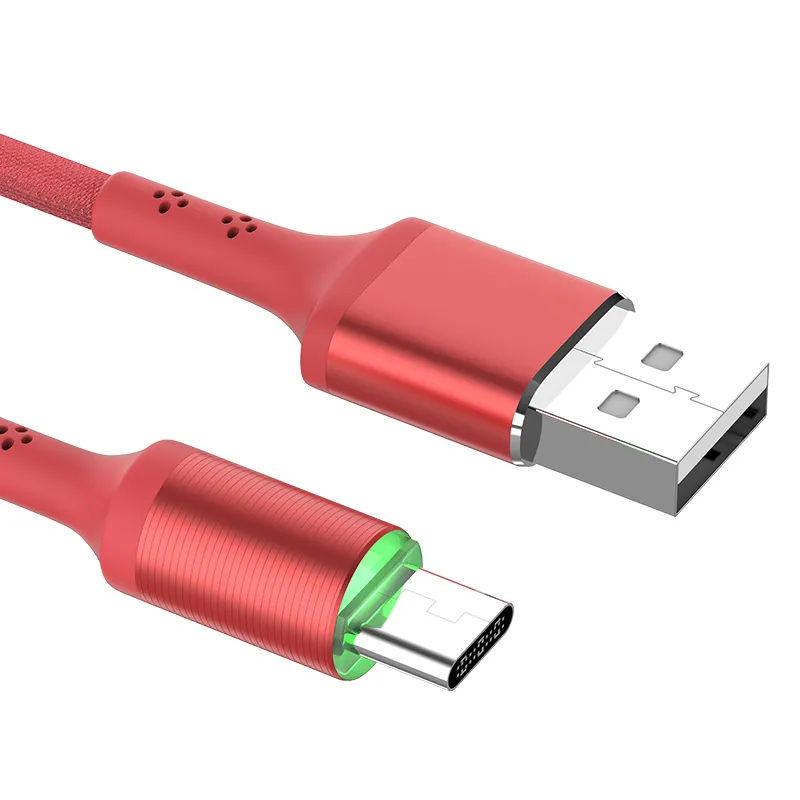 Jellico нейлоновый Плетеный usb кабель микро высокоскоростной зарядки универсальный кабель для передачи данных Портативный usb к